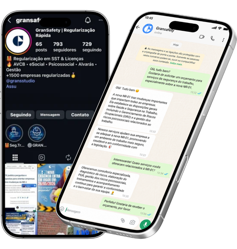 Mockup celular Gransafety